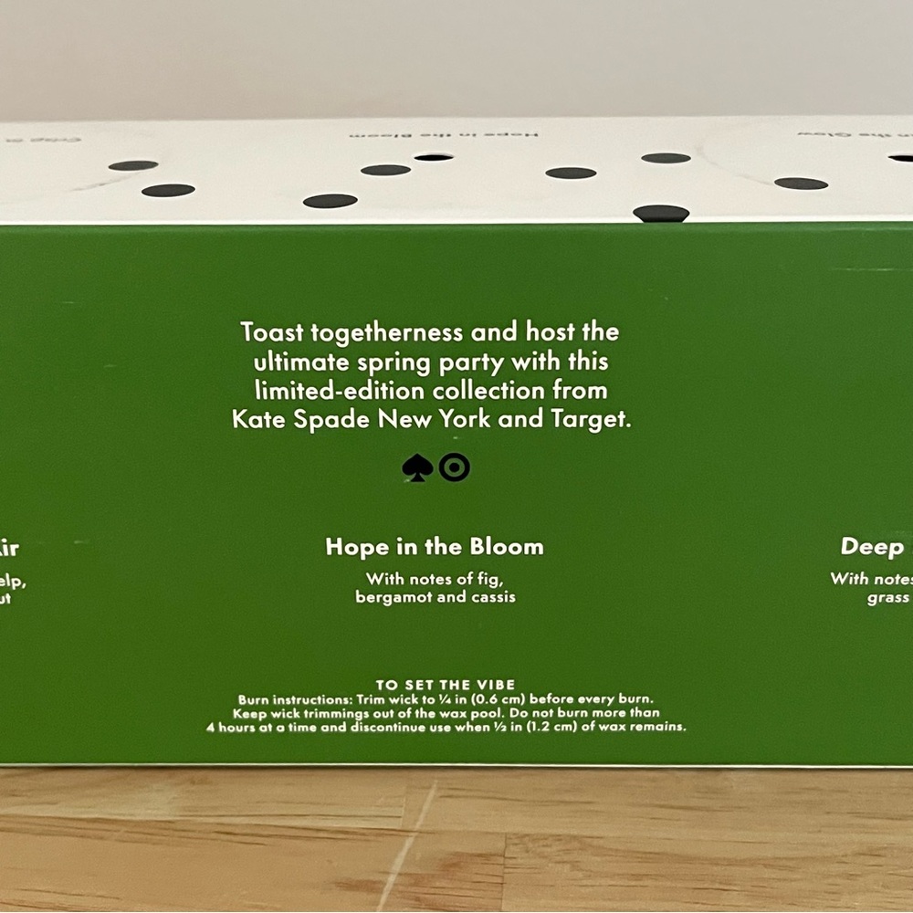 NWT Kate Spade New York Target Exclusive 3 Count Ceramic Jar Candle Set - Picture 12 of 15